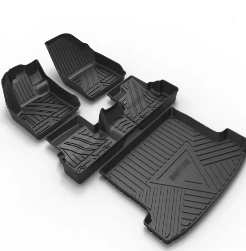 Kit completo de tapetes Stellicar em preto